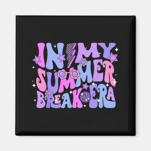 Disco Groovy Last Day Of School In My Summer Break Magnet
