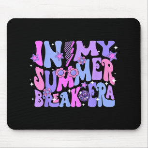 Disco Groovy Last Day Of School In My Summer Break Mouse Mat