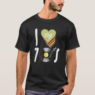 Disco I Love 70 s Ball Retro Music Vintage Tees