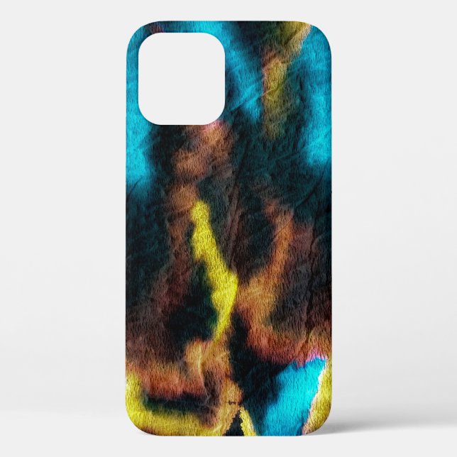 Disco Ikat Pattern. Coloured Dirty Art Background. Case-Mate iPhone Case (Back)