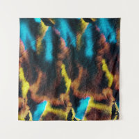 Disco Ikat Pattern. Coloured Dirty Art Background.