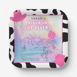 "Disco in the Desert" Bach Party Paper Plates