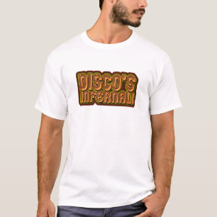 Disco Infernal Funny Boogie Parody Slogan  T-Shirt