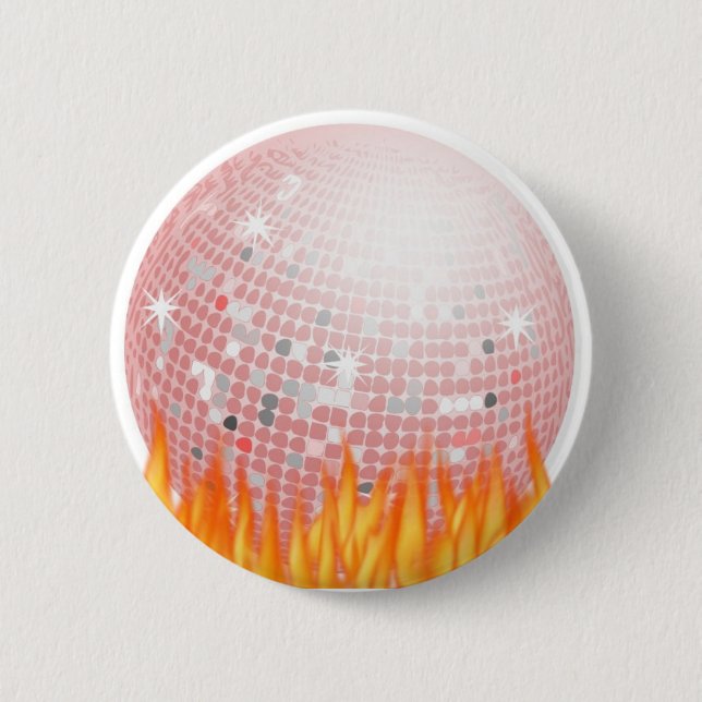 Disco Inferno Button (Front)