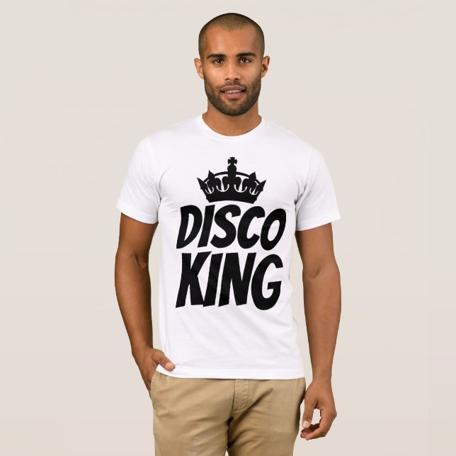 DISCO KING Vintage Men's T-shirts (Front Full)