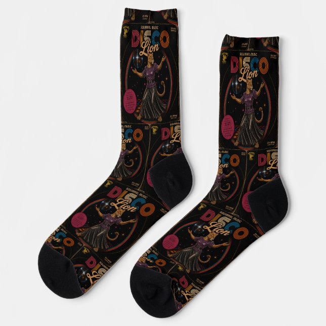 Disco Lioness Socks (Left)