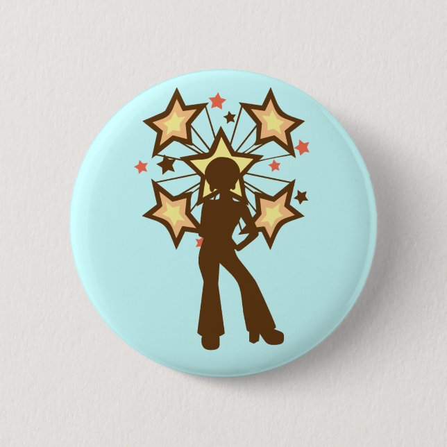 Disco Mama 6 Cm Round Badge (Front)