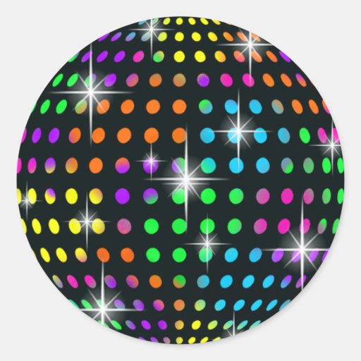 Image of Disco Mirror Ball Stickers