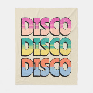 Disco Music Fleece Blanket