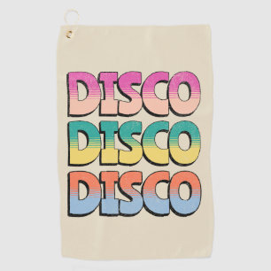 Disco Music Golf Towel