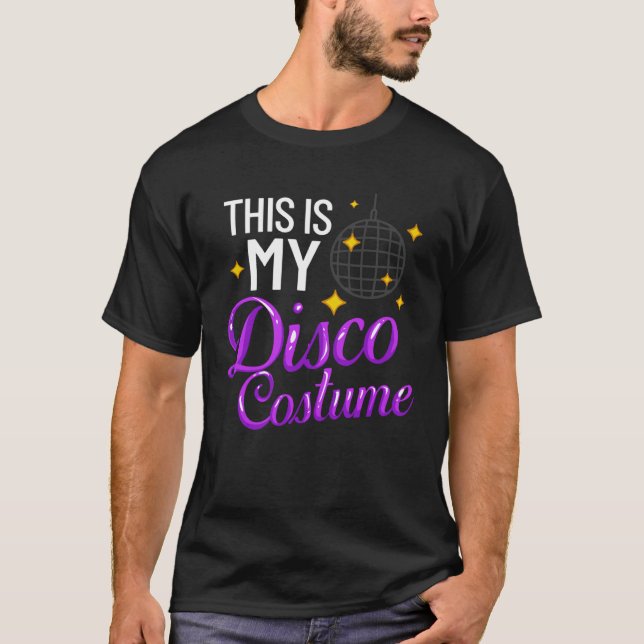 Disco Music Light Ball Party Night Dancing Club T-Shirt (Front)