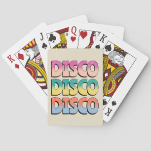 Disco Music Playing Cards