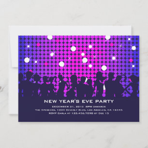 Disco Night New Year Party Invitation
