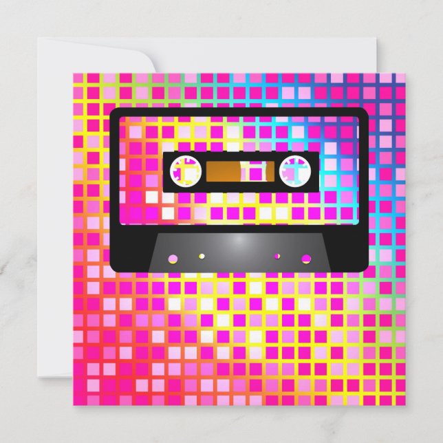 Disco Party Invitation (Front)