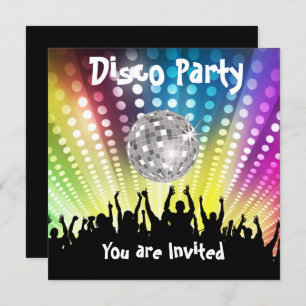 Disco Party invitation Any Celebration