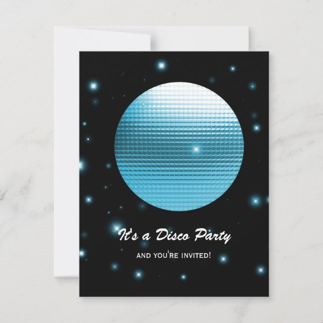 Disco Party  Invitations (Front)