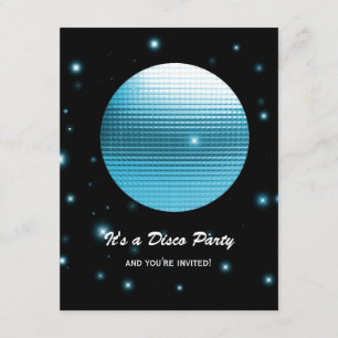 Disco Party Invitations