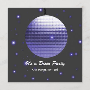 Disco Party Invitations