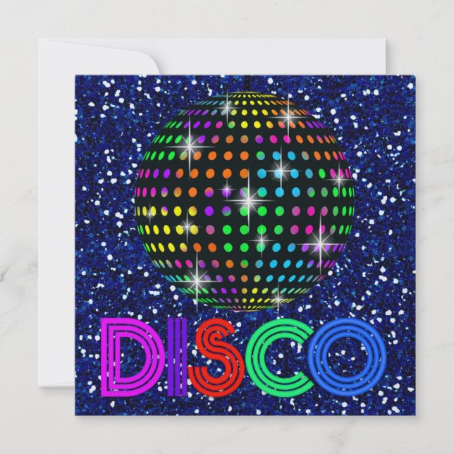 DISCO Party - SRF Invitation (Front)