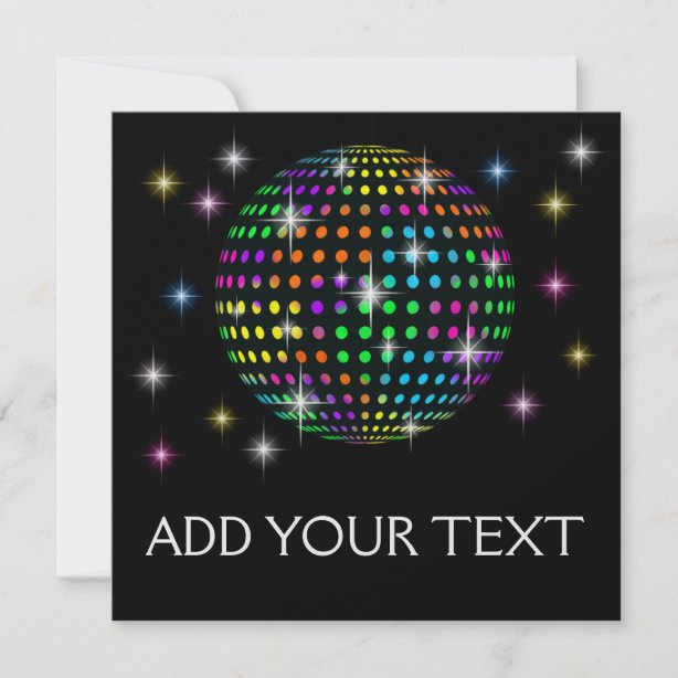 Disco Ball Invitations | Zazzle UK