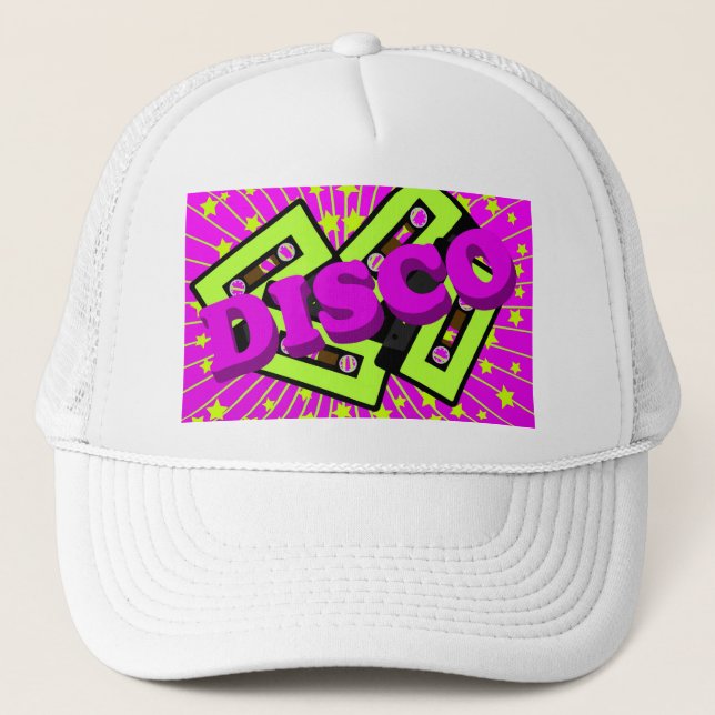 Disco Party Trucker Hat (Front)