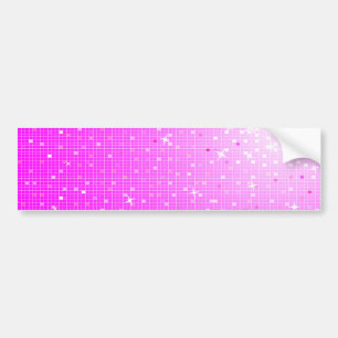 disco pink bumper sticker