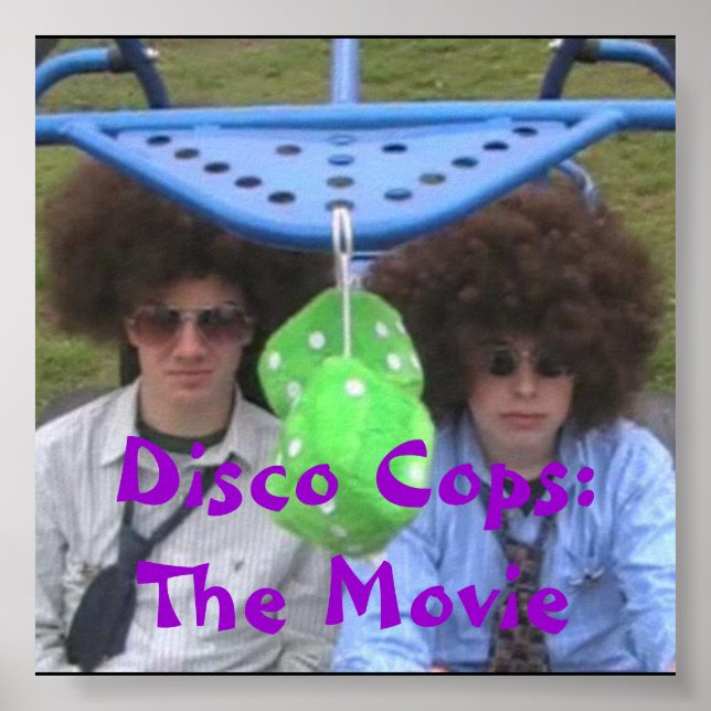 disco poster, Disco Cops:The Movie - Customised Poster (Front)
