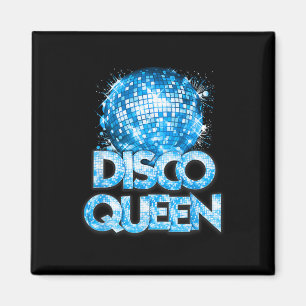 Disco Queen - 70's Disco Themed Vintage Seventies Magnet