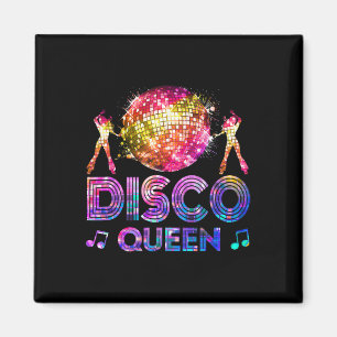 Disco Queen - 70's Disco Themed Vintage Seventies Magnet