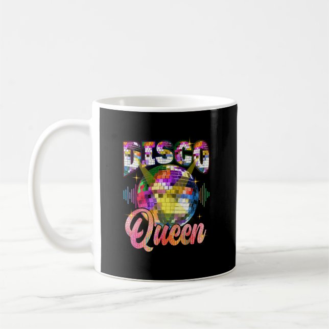 Disco Queen 70s Themed Dancing Seventies Ball Cost Coffee Mug (Left)
