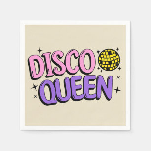 Disco queen napkin