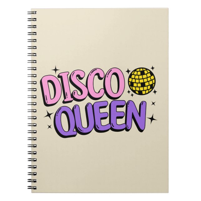 Disco queen notebook (Front)