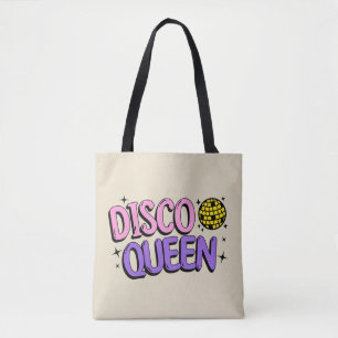 Disco queen tote bag