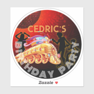 DISCO, RECORD LABEL, 70'S,  STICKER