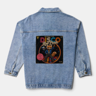 Disco Red Panda Denim Jacket