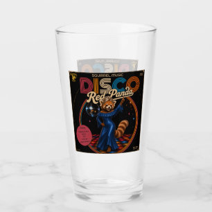 Disco Red Panda Glass