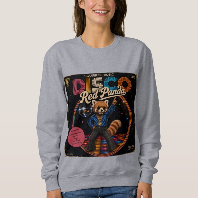 Disco Red Panda Sweatshirt (Front)