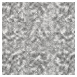 Disco Retro Fun Disco Ball Silver Look Fabric