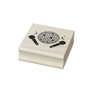 DISCO RETRO PARTY STAMP