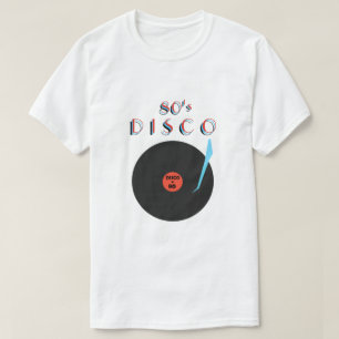 Disco Retro Party T-Shirt Dance Music