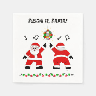 Disco Santa 2 Napkin