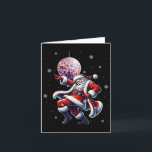 Disco Santa Christmas Nightclub Dancing Santa Clau Card<br><div class="desc">Disco Santa Christmas Nightclub Dancing Santa Claus Holiday</div>