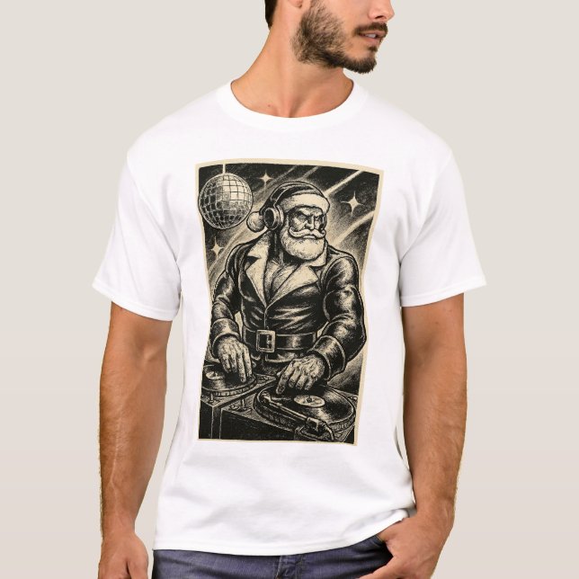 Disco Santa Gay T-Shirt | Gay Shirt for Men | LGBT (Front)