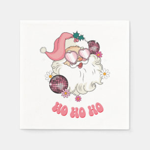 Disco Santa Ho Ho Ho Napkin