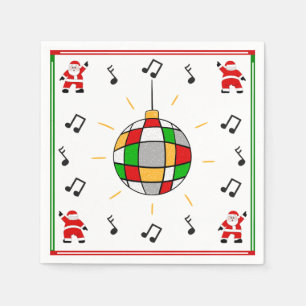 Disco Santa Napkin