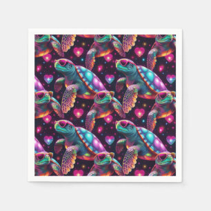 Disco Sea Turtle Napkin