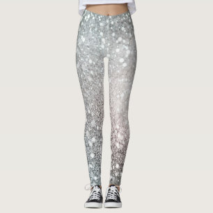 Disco Silver Glam  Leggings