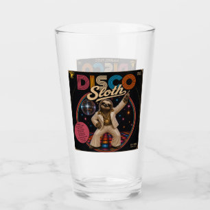 Disco Sloth Duo Glass