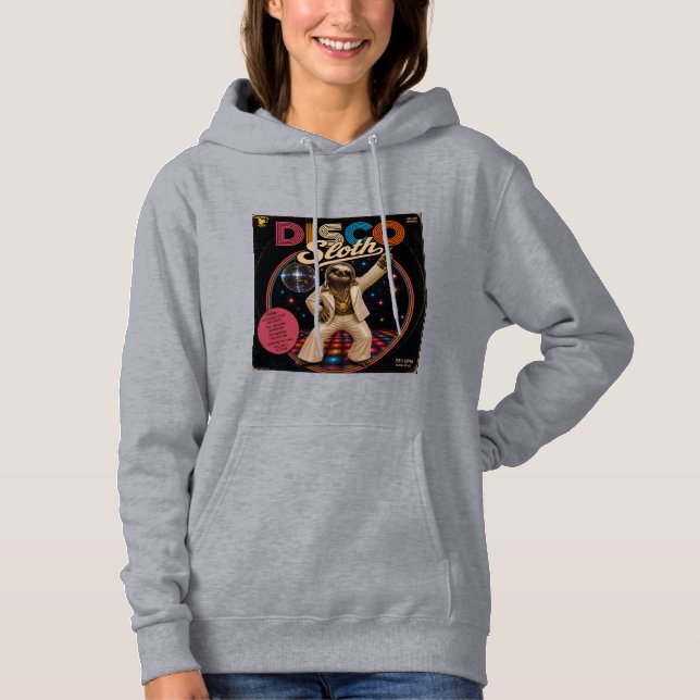 Disco Sloth Hoodie (Front)