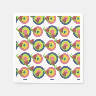 Disco snails napkin